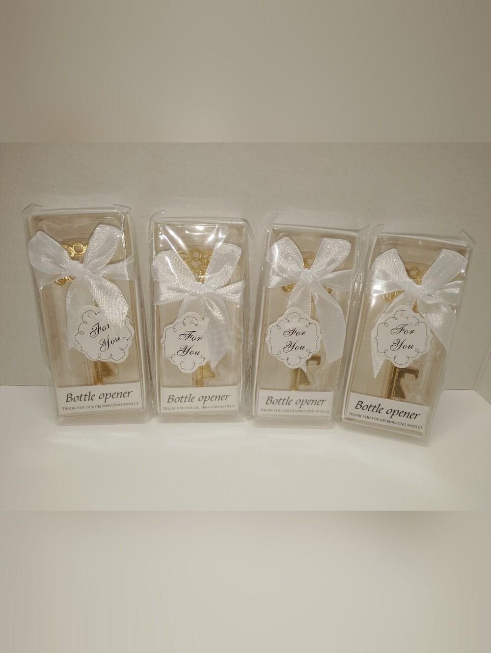 🎉 Bundle Of 4-Celebration Gold Bottle Opener-New!